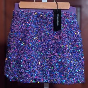 Sequin skirt
